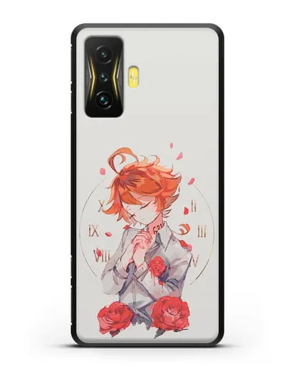 Чехол аниме Обещанный Неверленд - Эмма силиконовый для Xiaomi Poco F4 GT