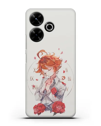 Чехол аниме Обещанный Неверленд - Эмма силиконовый для Xiaomi Poco M6