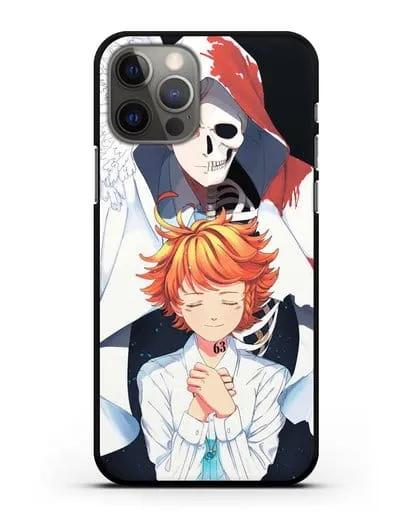 Чехол аниме Обещанный Неверленд - Норман и Эмма силиконовый для iPhone 12 Pro