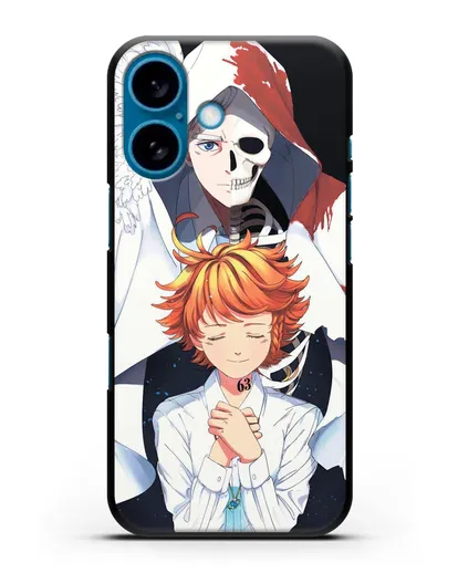 Чехол аниме Обещанный Неверленд - Норман и Эмма силиконовый для iPhone 16