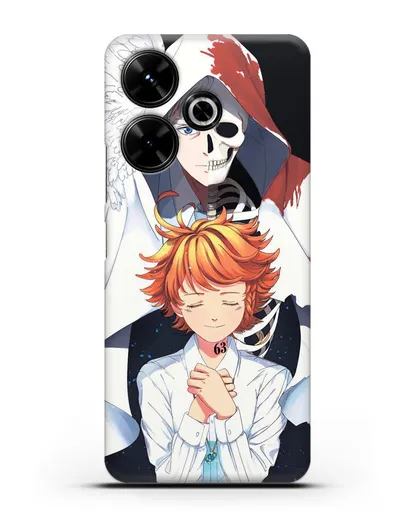 Чехол аниме Обещанный Неверленд - Норман и Эмма силиконовый для Xiaomi Poco M6