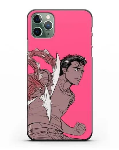 Чехол аниме Паразит - учение о жизни - Боевой Шиничи силиконовый для iPhone 11 Pro Max