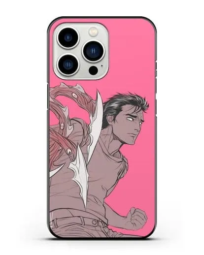 Чехол аниме Паразит - учение о жизни - Боевой Шиничи силиконовый для iPhone 13 Pro