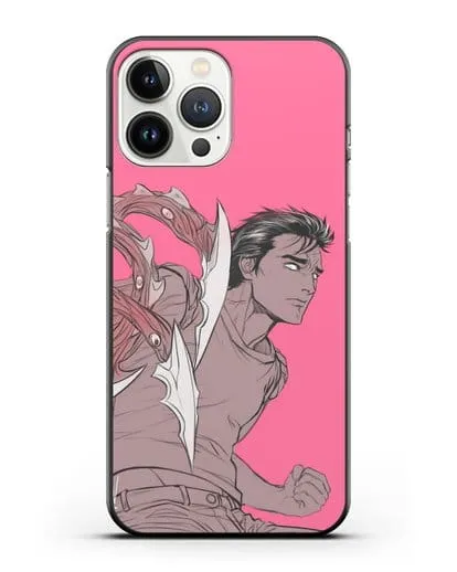 Чехол аниме Паразит - учение о жизни - Боевой Шиничи силиконовый для iPhone 13 Pro Max