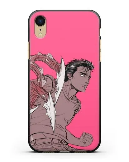 Чехол аниме Паразит - учение о жизни - Боевой Шиничи силиконовый для iPhone XR