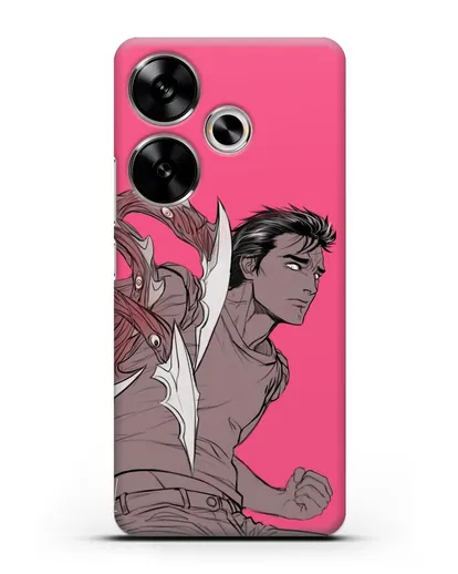 Чехол аниме Паразит - учение о жизни - Боевой Шиничи силиконовый для Xiaomi Poco F6