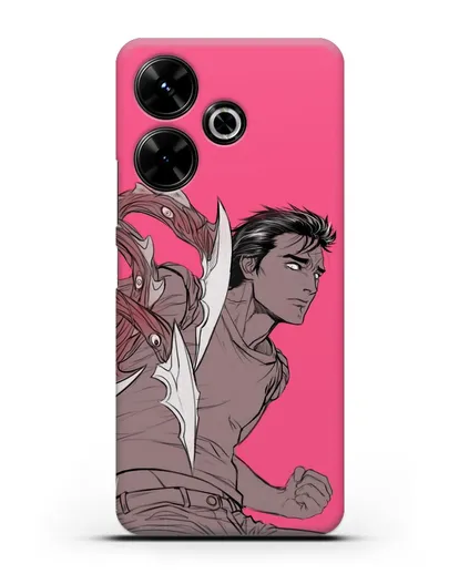 Чехол аниме Паразит - учение о жизни - Боевой Шиничи силиконовый для Xiaomi Poco M6