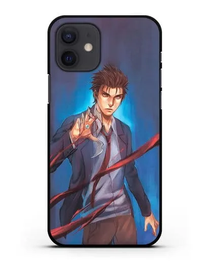 Чехол аниме Паразит - учение о жизни - Шиничи силиконовый для iPhone 12