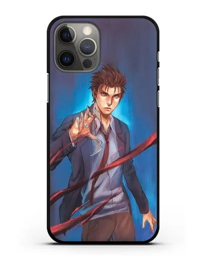 Чехол аниме Паразит - учение о жизни - Шиничи силиконовый для iPhone 12 Pro