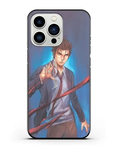 Чехол аниме Паразит - учение о жизни - Шиничи силиконовый для iPhone 13 Pro