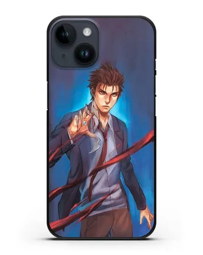 Чехол аниме Паразит - учение о жизни - Шиничи силиконовый для iPhone 14