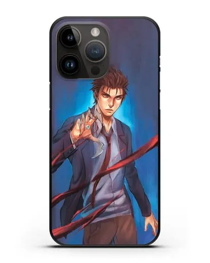 Чехол аниме Паразит - учение о жизни - Шиничи силиконовый для iPhone 14 Pro Max