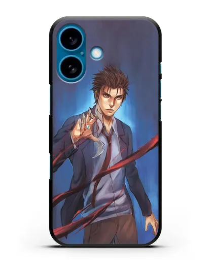 Чехол аниме Паразит - учение о жизни - Шиничи силиконовый для iPhone 16