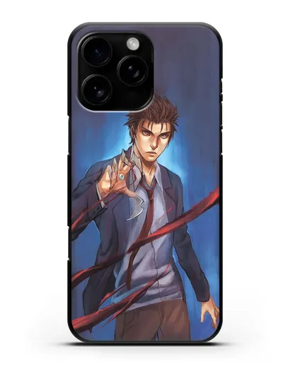 Чехол аниме Паразит - учение о жизни - Шиничи силиконовый для iPhone 16 Pro Max