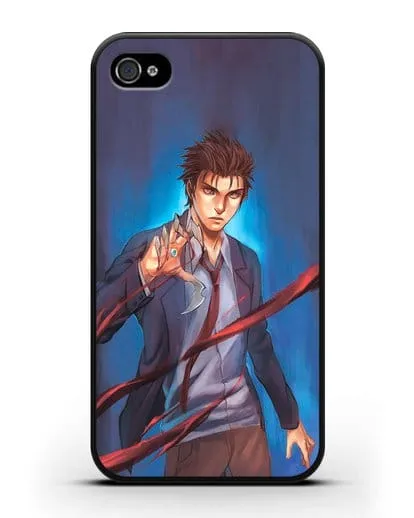 Чехол аниме Паразит - учение о жизни - Шиничи силиконовый для iPhone 4/4s