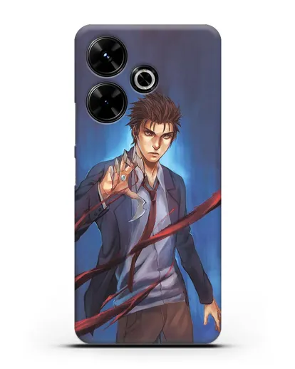 Чехол аниме Паразит - учение о жизни - Шиничи силиконовый для Xiaomi Poco M6