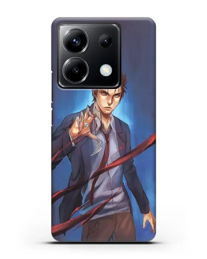 Чехол аниме Паразит - учение о жизни - Шиничи силиконовый для Xiaomi Poco X6