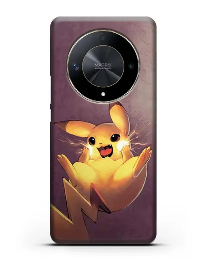 Чехол аниме Покемон - Озорной Пикачу силиконовый для Honor X9b