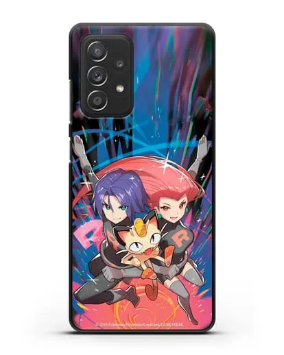 Чехол аниме Покемон - Команда R силиконовый для Samsung Galaxy A53