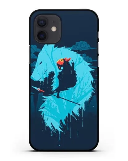Чехол аниме Принцесса Мононоке - Сан силиконовый для iPhone 12