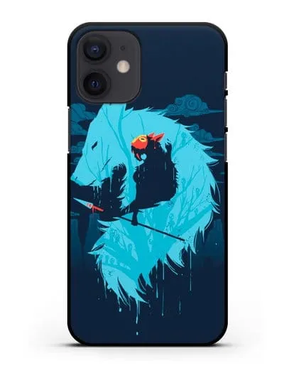 Чехол аниме Принцесса Мононоке - Сан силиконовый для iPhone 12 mini