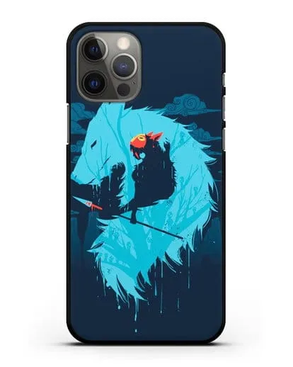 Чехол аниме Принцесса Мононоке - Сан силиконовый для iPhone 12 Pro
