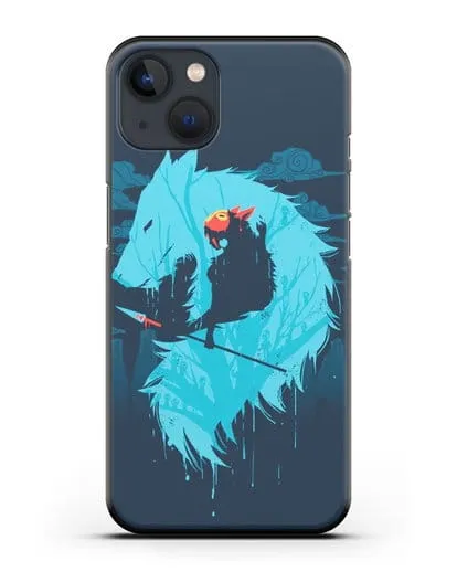 Чехол аниме Принцесса Мононоке - Сан силиконовый для iPhone 13