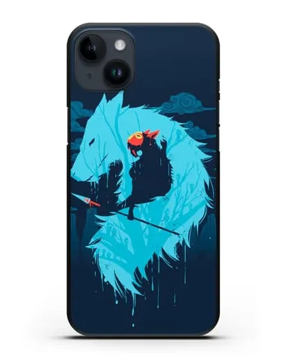 Чехол аниме Принцесса Мононоке - Сан силиконовый для iPhone 14 Plus