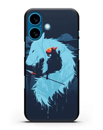 Чехол аниме Принцесса Мононоке - Сан силиконовый для iPhone 16