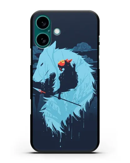 Чехол аниме Принцесса Мононоке - Сан силиконовый для iPhone 16 Plus