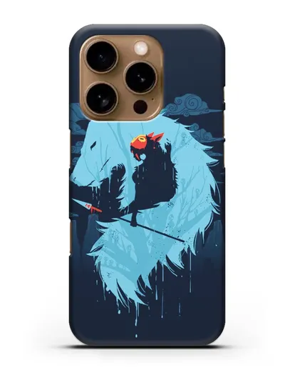 Чехол аниме Принцесса Мононоке - Сан силиконовый для iPhone 16 Pro