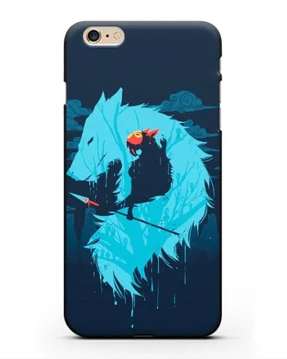 Чехол аниме Принцесса Мононоке - Сан силиконовый для iPhone 6 Plus