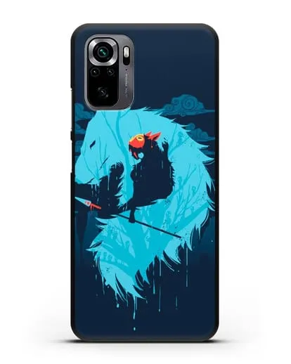 Чехол аниме Принцесса Мононоке - Сан силиконовый для Xiaomi Poco M5s