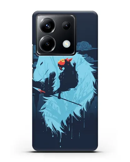 Чехол аниме Принцесса Мононоке - Сан силиконовый для Xiaomi Poco X6