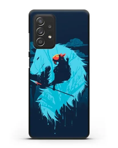 Чехол аниме Принцесса Мононоке - Сан силиконовый для Samsung Galaxy A53