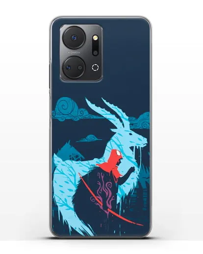 Чехол аниме Принцесса Мононоке - Аситака силиконовый для Honor X7a