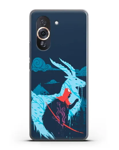 Чехол аниме Принцесса Мононоке - Аситака силиконовый для Huawei Nova 10