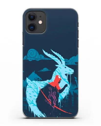 Чехол аниме Принцесса Мононоке - Аситака силиконовый для iPhone 11