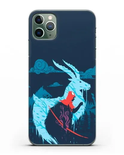 Чехол аниме Принцесса Мононоке - Аситака силиконовый для iPhone 11 Pro