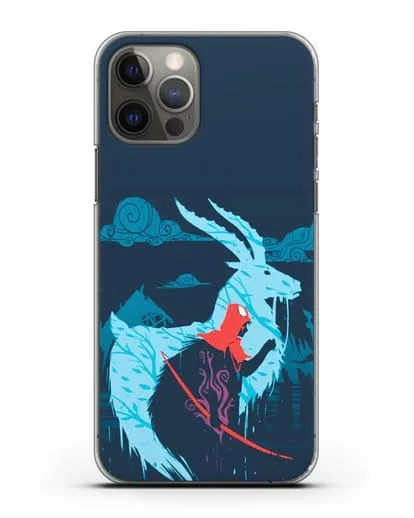 Чехол аниме Принцесса Мононоке - Аситака силиконовый для iPhone 12 Pro