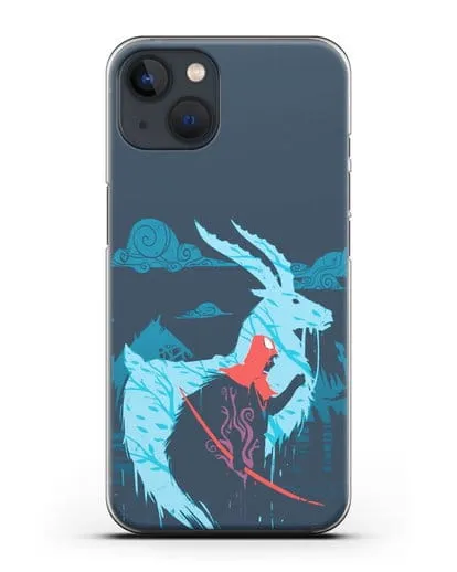 Чехол аниме Принцесса Мононоке - Аситака силиконовый для iPhone 13 Mini