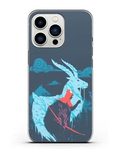 Чехол аниме Принцесса Мононоке - Аситака силиконовый для iPhone 13 Pro