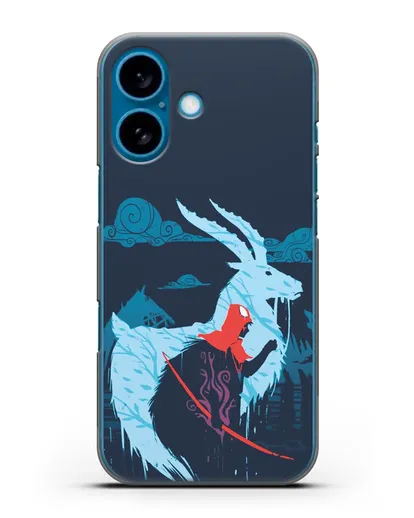 Чехол аниме Принцесса Мононоке - Аситака силиконовый для iPhone 16