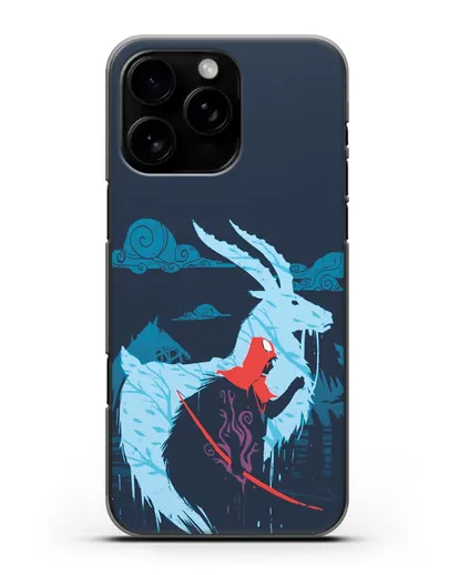 Чехол аниме Принцесса Мононоке - Аситака силиконовый для iPhone 16 Pro Max