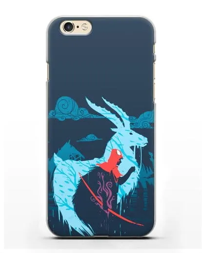 Чехол аниме Принцесса Мононоке - Аситака силиконовый для iPhone 6