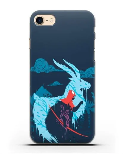 Чехол аниме Принцесса Мононоке - Аситака силиконовый для iPhone 8