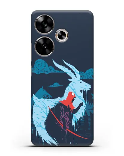 Чехол аниме Принцесса Мононоке - Аситака силиконовый для Xiaomi Poco F6