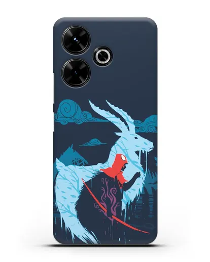 Чехол аниме Принцесса Мононоке - Аситака силиконовый для Xiaomi Poco M6