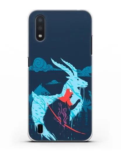 Чехол аниме Принцесса Мононоке - Аситака силиконовый для Samsung Galaxy A01 [SM-A015F]