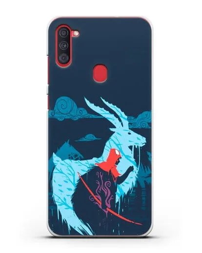 Чехол аниме Принцесса Мононоке - Аситака силиконовый для Samsung Galaxy A11 [SM-A115F]